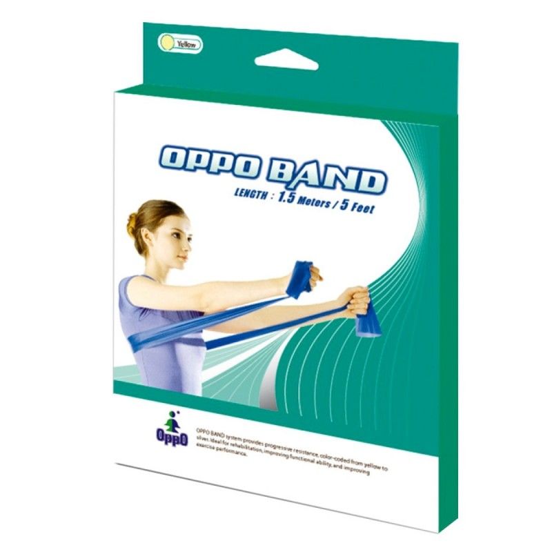 Гимнастическая лента 8001 OPPO Medical желтая, длина 1,5м купить в OrtoMir24
